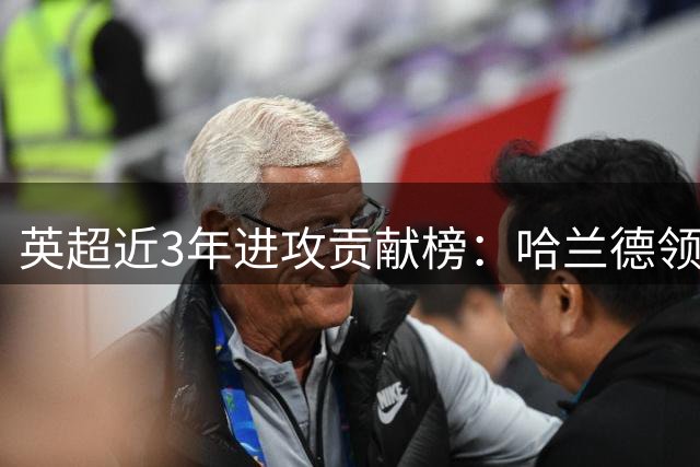 英超近3年进攻贡献榜：哈兰德领跑，萨拉赫紧随其后